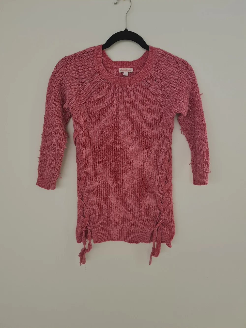 Tommy Bahama Lace Up Sweater Dress for Girls - Picture 6 of 10